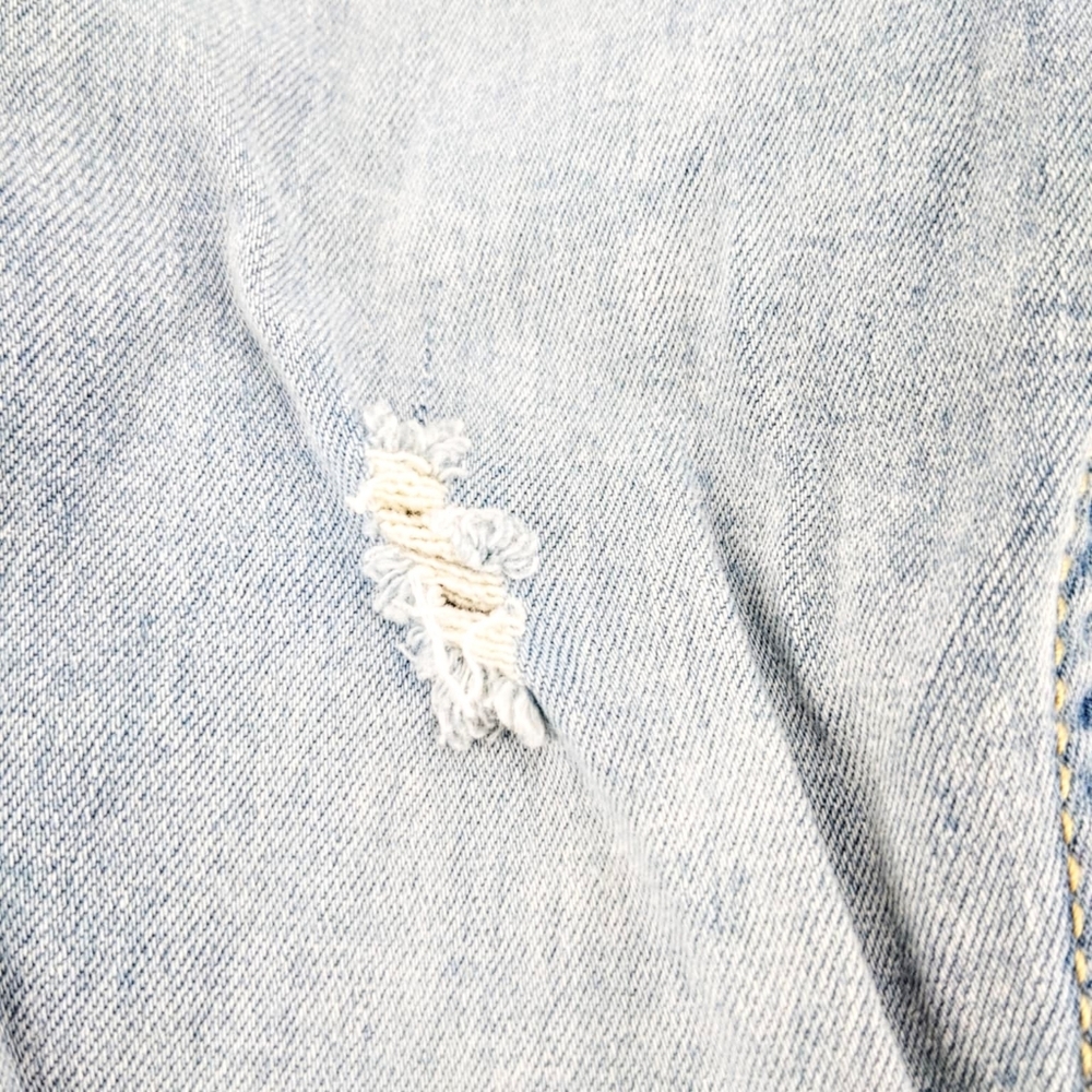 Kids Blue Levis Skinny Distressed Jeans - Picture 4 of 14